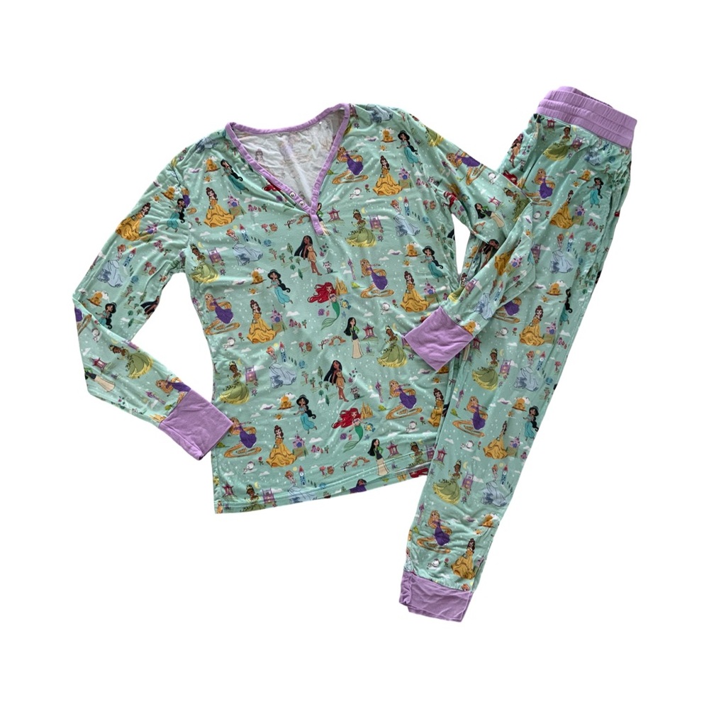 Women’s Little Sleepies Disney Princess Pajama Set S/M
